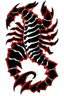 Scorpio zodiac sign tattoo design idea