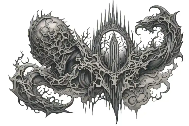 bloodborne inspired tattoo tattoo design idea