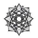 "Hanna" Hexagram tattoo design idea