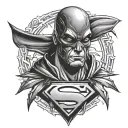 superhero big brother  tattoo design idea
