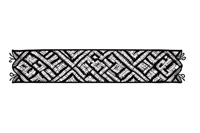 keffiyeh arm band tattoo tattoo design idea
