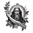 Religious Forearm tattoo design idea