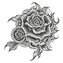 track tattoo design idea