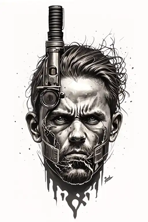 mad max tattoo design idea