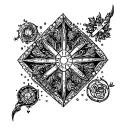 symbols for nobility, generosity and kindness  tattoo design idea