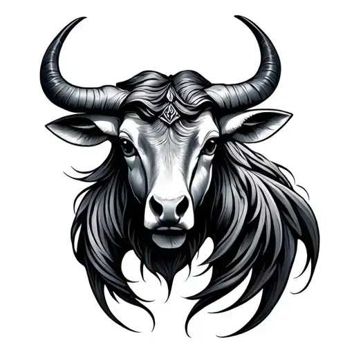 Aquarius symbol gemini symbol Taurus symbol tattoo design idea