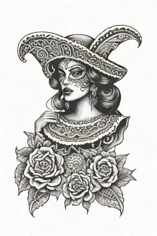 Mexican tattoo design idea