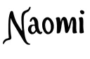 "Naomi" tattoo design idea