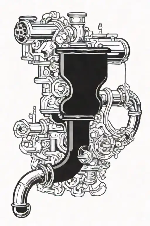 Meth Pipe tattoo design idea