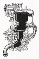 Meth Pipe tattoo design idea