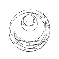 evolving three circles tattoo design idea