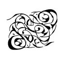 scroll tattoo design idea