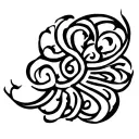 scroll tattoo design idea
