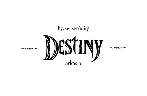 "Destiny by serendipity akrasia" tattoo design idea
