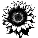 sunflower tattoo design idea