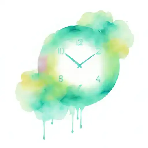 time and fate tattoo design idea