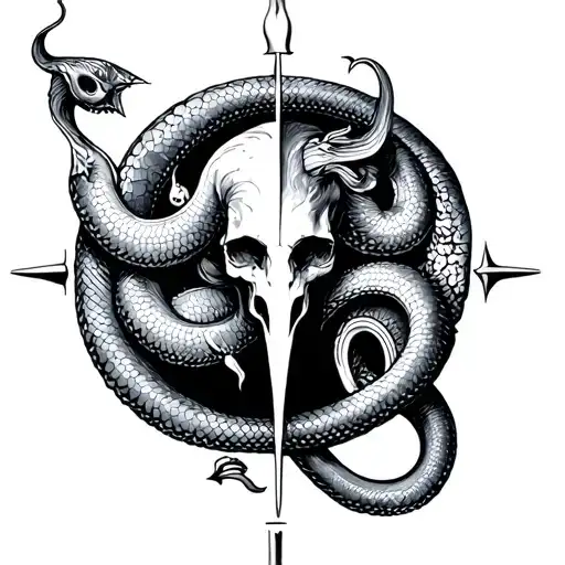 Ophiuchus tattoo design idea