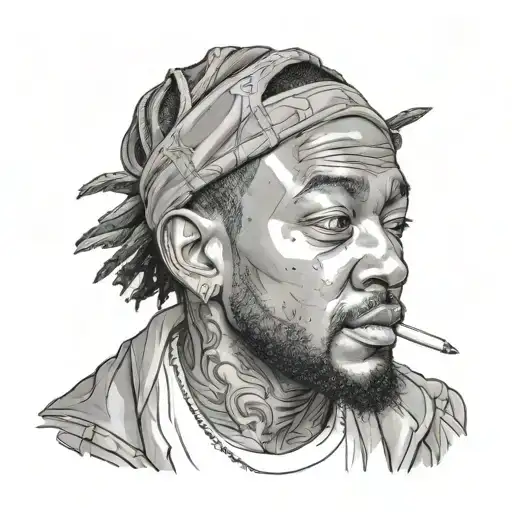 kendrick lamar tattoo tattoo design idea