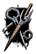 tools tattoo design idea