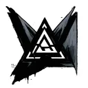 Aa Triangle tattoo design idea