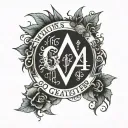 God is greater than highs and lows  tattoo design idea