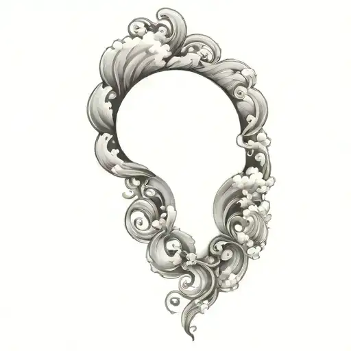 Coverup Clouds and Smoke tattoo design idea