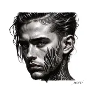 Millipde tattoo design idea