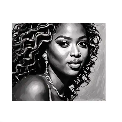 Beyonce tattoo design idea