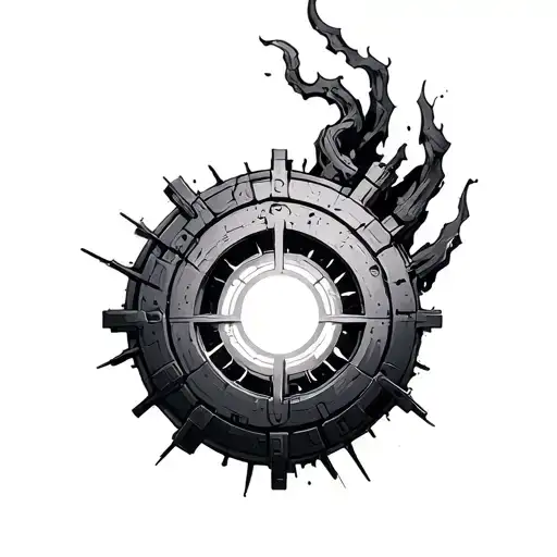 Arc Reactor tattoo design idea