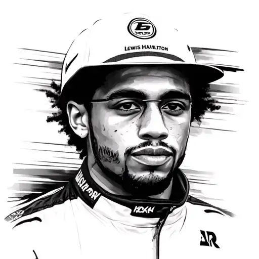 FORMULA 1 LEWIS HAMILTON tattoo design idea
