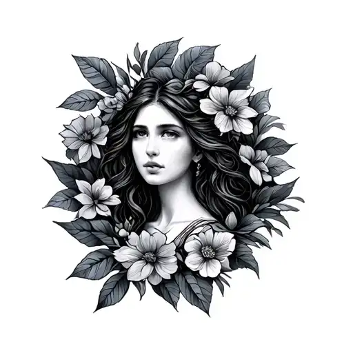 Mother Nature tattoo design idea