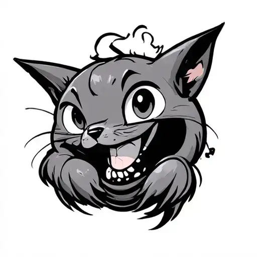 90s Cartoon tattoo design idea