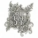 proverbs chapter 7 tattoo design idea