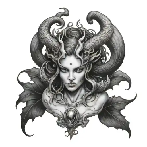 succubus womb tattoo tattoo design idea