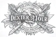 dexter hand and arm in pale, armed and holding a broken spear, along with the motto "Tout Jour Prest" ("Always ready") tattoo design idea