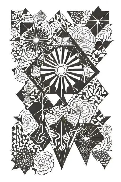 i want love and sunny days tattoo design idea