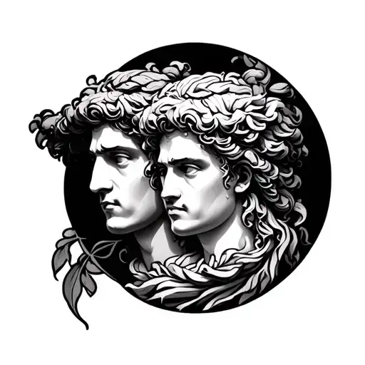 4 Stoic Virtues tattoo design idea