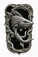 navy seals symbol, ocean tattoo design idea