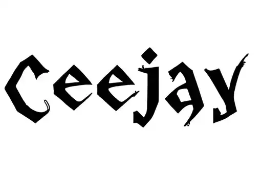 "Ceejay" tattoo design idea
