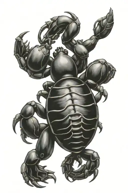 mom scorpio 3 kids lucky tattoo design idea