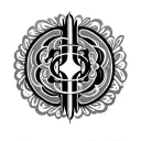 Two Word Ambigram Generator tattoo design idea