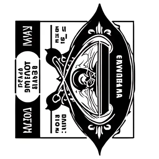 Concert Ticket tattoo design idea