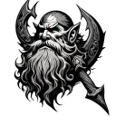 Dwarven tattoo design idea