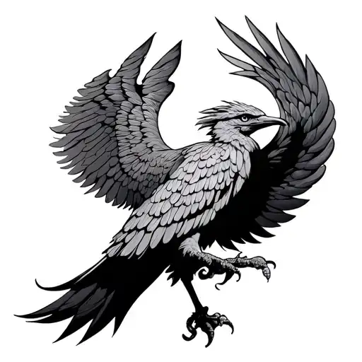 Liver Bird tattoo design idea