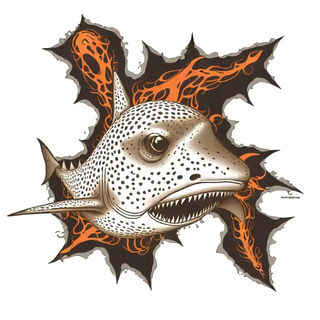 whale shark tattoo design idea