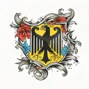 germany flag tattoo design idea
