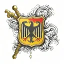 germany flag tattoo design idea