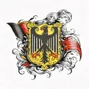 germany flag tattoo design idea