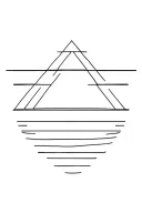 Photo line for trapezoid tattoo design idea