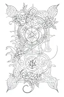 four elements tattoo design idea